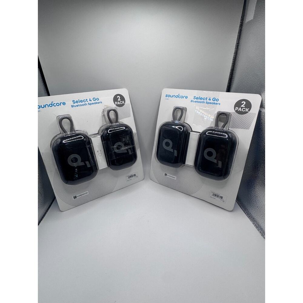 Soundcore Select 4 Go Bluetooth Speaker by Anker (2-pack Bundle) -Brand New-
